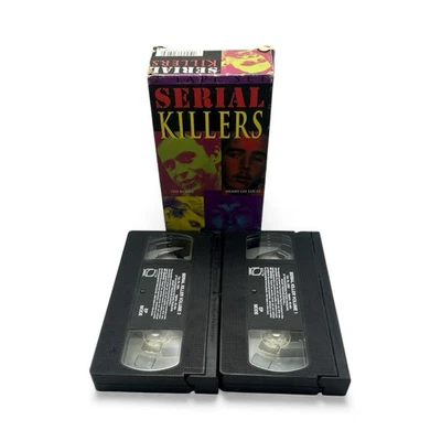 Serial Killers 2 Tape VHS Documentary Simitar Entertainment Dahmer Ramirez Gacy - Image 1 of 4