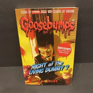 VTG 1995 Classic Goosebumps Series : Night of the Living Dummy 2 #25  - Picture 1 of 6