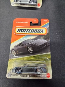 Matchbox 2025 Mainline Porsche 911 Carrera Cabriolet plateado #27 - Imagen 1 de 4
