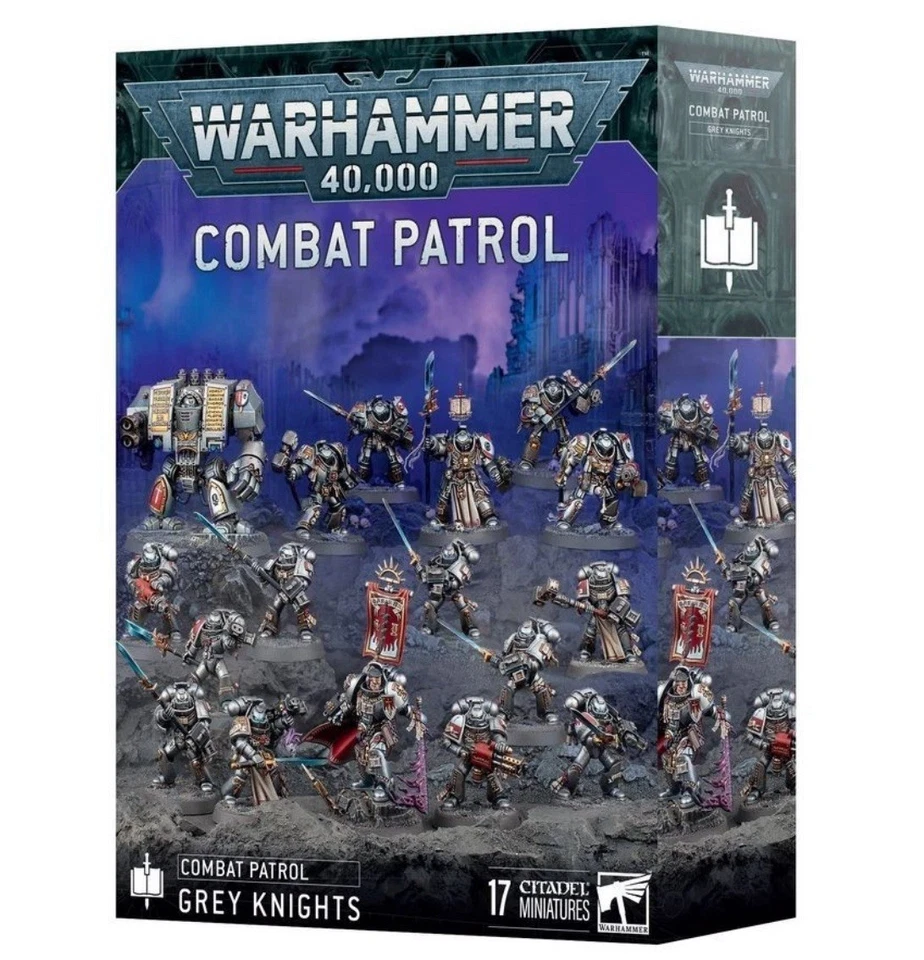(2025 ver.) Patrulla de Combate: Caballeros Grises Warhammer 40K Foto 1 de 1