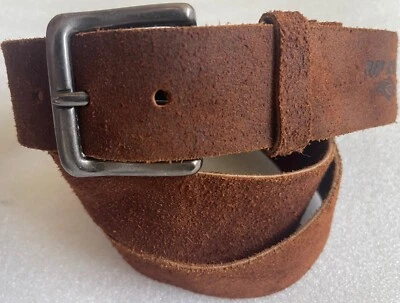 RIP CURL, CINTURÓN HOMBRE GAMUZA MARRÓN OSCURO CUERO, TALLA L NUEVO SIN ETIQUETAS Foto 1 de 4