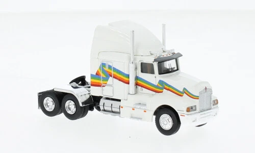 Brekina 85932 - 1/87 Kenworth T 600, Arcobaleno, 1984 - Nuovo - Immagine 1 di 1