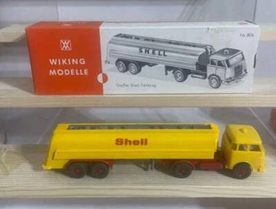 DE COLECCIÓN AÑOS 60 WIKING NR.80S SHELL GASOLINA CISTERNA ESCALA 1:87 ¡NUEVO CON ALEMANIA!! Foto 1 de 3