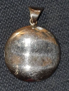 SILPADA POLIERTE RUNDE SCHEIBE GEOMETRISCHER ANHÄNGER FÜR HALSKETTE STERLINGSILBER 925 - Bild 1 von 11