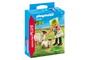 Playmobil ® 9356 Fermière avec moutons Farmer with sheep Spécial Plus neuf - New - Picture 1 of 3