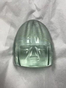 Vintage Art Glass Sculpture Green Polished Carved Figure/Paperweight 3” Used - Picture 1 of 8
