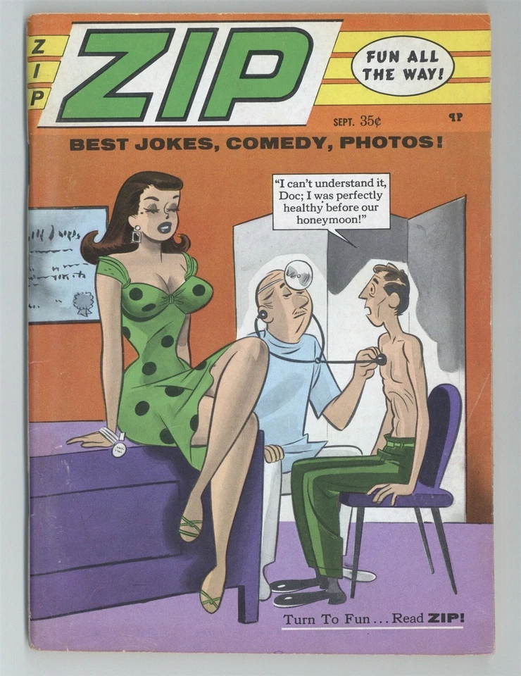 Zip #11 Raquel Welch, Sophia Hardy 1969 Bill Ward Timely Features Marvel - Image 1 of 2