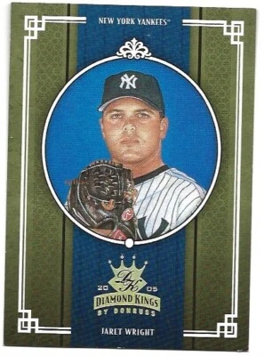 Jaret Wright 2005 Donruss Diamond Kings Gold /10 New York Yankees - Image 1 of 2