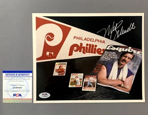 Mike Schmidt HOF SIGNED COLOR Photo 8x10  Philadelphia Phillies 548 HRS PSA - Picture 1 of 1