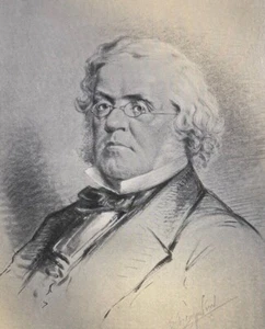 1906 Vintage Magazine Illustration Author William Makepiece Thackeray - Picture 1 of 2