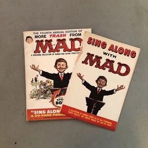 Fourth Annual More Trash From MAD INCLUDES" SING ALONG WITH MAD" BOOK - Picture 1 of 12