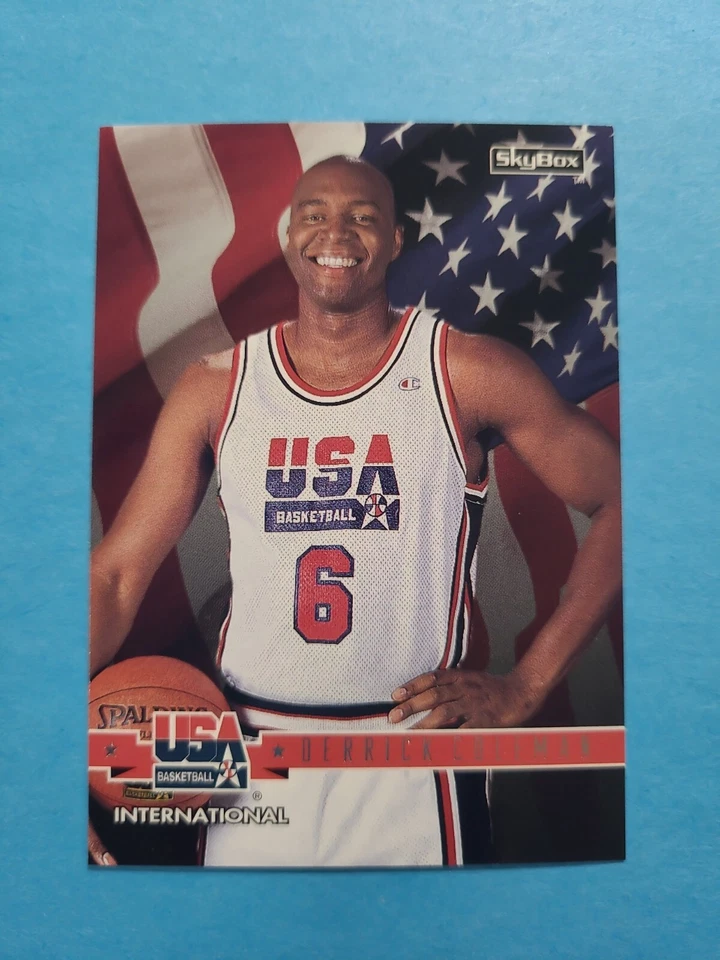 DERRICK COLEMAN 1994 SKYBOX TEAM USA BASKETBALL CARD # 37 F7426 - Image 1 of 1