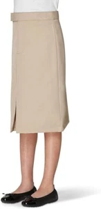 NWT French Toast Girls Big Kick Pleat Skirt Uniform Size 18 Khaki - Picture 1 of 1