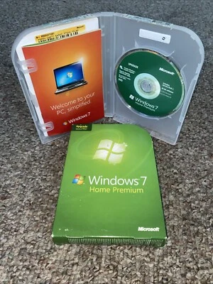 Microsoft Windows 7 Home Premium Upgrade 32 & 64 Bit DVDs MS WINDOWS - Image 1 of 4