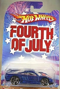 2008 Hot Wheels Walmart Fourth of July Series SALEEN S7 Blue w/Chrome PR5 Spokes - Picture 1 of 5