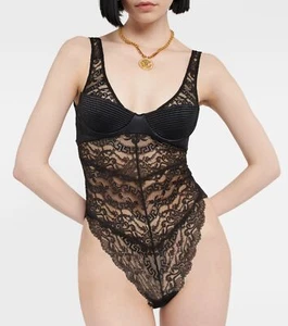 Versace Women's Black Lace Bodysuit Underwear Versace sz 4D - Picture 1 of 6