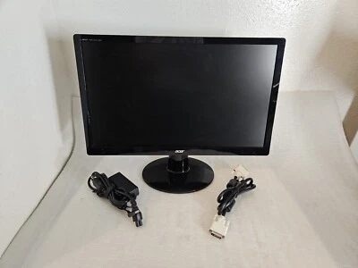 Acer S220HQL 21.5" Monitors (1920 x 1080 @ 60HZ LED, DVI, VGA) Grade A - Image 1 of 2