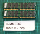 32Mb Edo Ram (2X 16Mb 60Ns 72-Pin Simms) Acer Brand