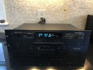 Marantz PMD500 Professional Stereo Double Cassette Deck For Parts or Repair