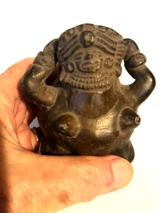 Präkolumbianischer Topf einer nackten Frau Figur " - Bild 1 von 3