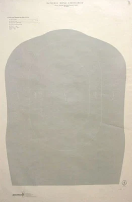 Objetivo de torso de entrenamiento policial oficial NRA TQ-10 25 yardas, 22,5" x 35", ENVÍO GRATUITO Foto 1 de 3