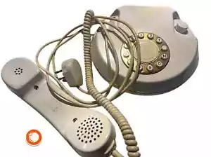 1980er sehr frühes Tastentelefon von niederländische Post 3 m Kabel und Analog - Bild 1 von 3