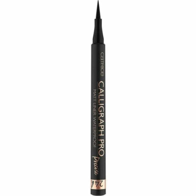 Delineador de ojos mate CATRICE Calligraph Pro 24h impermeable negro - punta de fieltro Foto 1 de 3