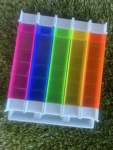 ⭐️Mario Kart Rainbow Road Hot Wheels⭐️Replacement Track Short Piece H1⭐️ - Picture 1 of 5