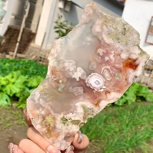 263G Natural crystal cluster quartz mineral specimen fluorite hand carved dragon - Picture 1 of 12
