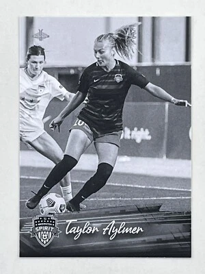Taylor Aylmer 2021 Parkside NWSL Volume 2 Black And White RC #208 Spirit Card - Image 1 of 2