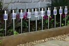 10x Solar Stake Lights Garden LED Lamps Outdoor Patio Lighting Stainless Steel