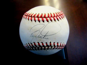 BARRY LARKIN 1995 NL MVP CINCINNATI REDS HOF SIGNED AUTO ONL BASEBALL BECKETT - Picture 1 of 3