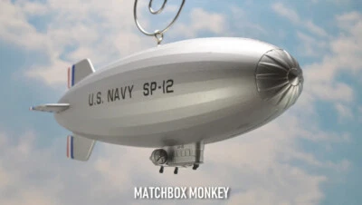 WWII US Navy Blimp SP-12 Custom Christmas Tree Ornament Naval Aircraft Adorno - Image 1 of 4