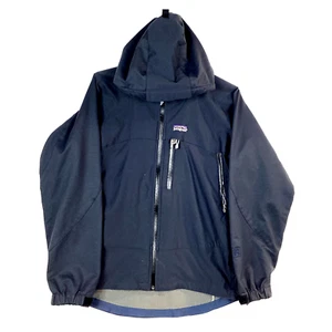 Chaqueta cortavientos vintage Patagonia para mujer talla grande azul con capucha cremallera completa - Imagen 1 de 3