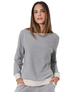 Sassa langarm Shirt CASUAL COMFORT MELANGE 59600 Gr. 36-46 in Melange light grey - Zdjęcie 1 z 4