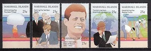 101905/ Marshall Islands 1988 - Mi 194/8 - John F. Kennedy - ** - Picture 1 of 1