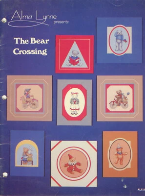 Bear Crossing Cross Stitch Pattern - Alma Lynne - Alma Lynne Designs - Image 1 of 2
