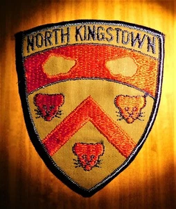 GEMSCO NOS Vintage Collectible Patch POLICE NORTH KINGSTOWN RI - Original 1979 - Picture 1 of 3