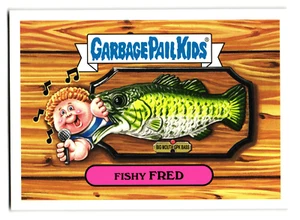 Fishy Fred 2019 Garbage Pail Kids Singing Fish Parody Sticker - Picture 1 of 2