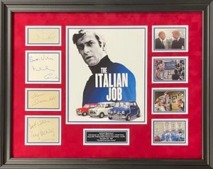 Michael Caine, Noël Coward, Benny Hill, Tony Beckley. Italian Job 1969 Signed . - Picture 1 of 1