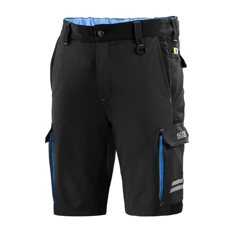 New Sparco TECH mechanic shorts black/blue - XXL Cover