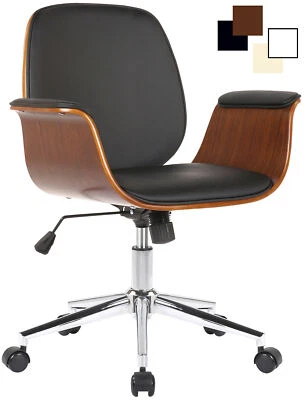 CLP Bürostuhl Kemberg Kunstleder Schreibtischstuhl Computerstuhl Drehstuhl Lehnstuhl