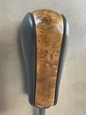  BMW X5 2000 2001 2002 2003 2004 2005 2006 cuero perilla de cambio moldura madera bmw oem Foto 1 de 4