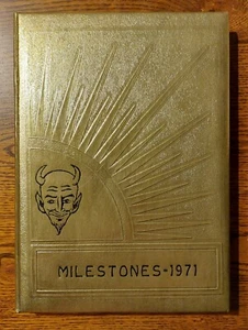 1971 Jackson High School Yearbook Annual Milestones Jackson Georgia - Picture 1 of 10