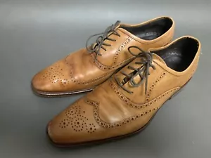 Scarpe Oxford JOHN W NORDSTROM marroni taglia 11 Made in Italy - Foto 1 di 17