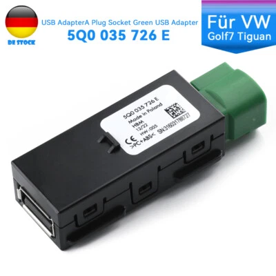 5Q0035726E MIB2 USB Carplay Media Switch Installieren Stecker für VW Golf 7 Auto - Bild 1 von 4