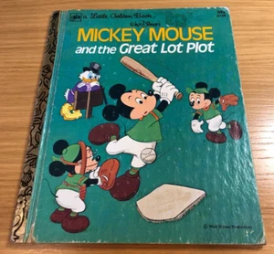WALT DISNEY'S MICKEY MOUSE and the GREAT LOT PLOT Little Golden Book 1978 VG - Imagen 1 de 10