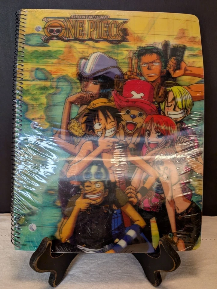 One Piece Spiral Notebook 8" X 10.5" College Ruled 80 Sheets Shonen Jump NEW! - Image 1 of 4