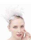 1920's White Feather Fascinator Style Headband