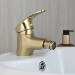 Grifo batidora lavabo lavabo lavabo bidé baño cepillado grifos montados - Imagen 1 de 11